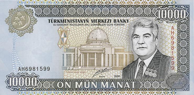 Turkmenistan P.14 10000 Manat 2000 (1) 