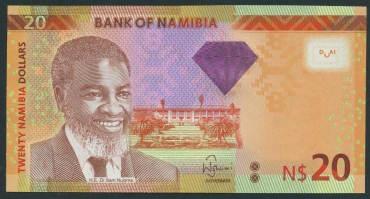 Namibia P.12b 20 Namibia Dollars 2013 (1) 