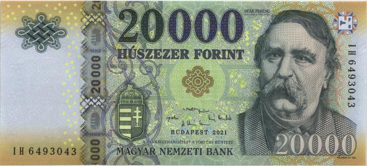 Ungarn / Hungary P.Neu 20.000 Forint 2021 (1) 