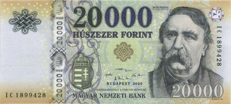 Ungarn / Hungary P.207d 20000 Forint 2020 (1) 