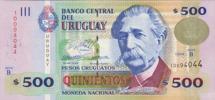 Uruguay P.082 500 Pesos 1999 (1) 