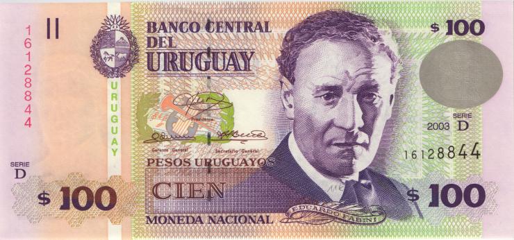Uruguay P.085 100 Pesos 2003 (1) 