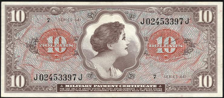 USA / United States P.M63 10 Dollars (1965) (2+) 