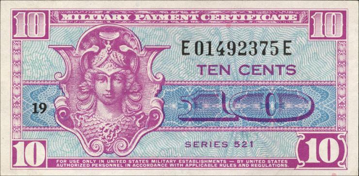 USA / United States P.M30 10 Cents (1954) (1/1-) 
