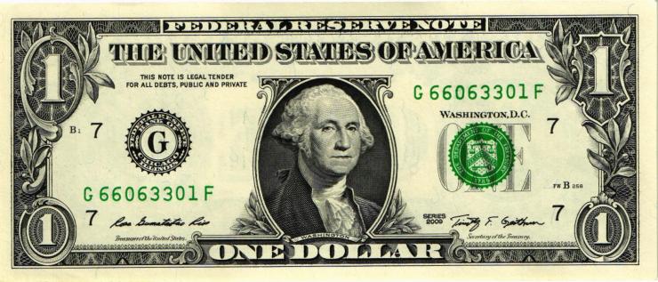 USA / United States P.530 1 Dollar 2009 G (1) 