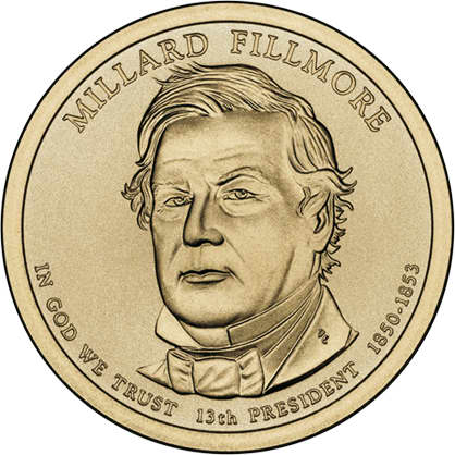 USA 1 Dollar 2010 13. Fillmore 