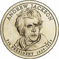 USA 1 Dollar 2008 07. Andrew Jackson 