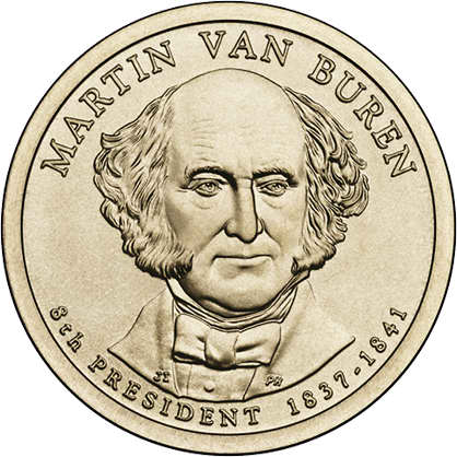 USA 1 Dollar 2008 08. van Buren 