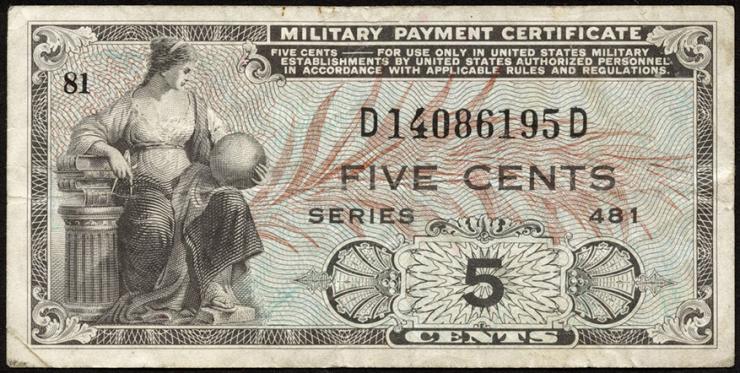 USA / United States P.M22 5 Cents (1951) (3) 