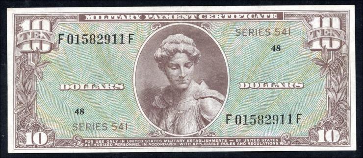 USA / United States P.M42 10 Dollars (1958) Serie 541 (2+) 