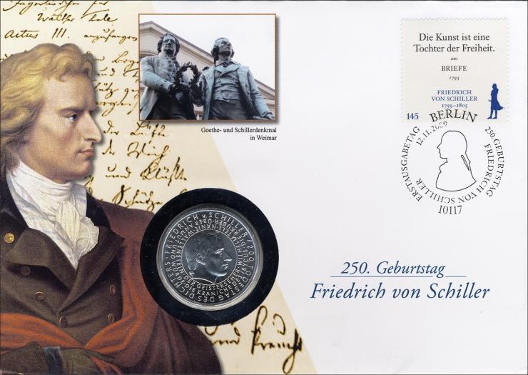 V-305.2 • 250. Geburtstag Friedrich von Schiller 