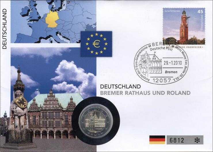 V-313 • Deutschland - Bremer Rathaus und Roland 