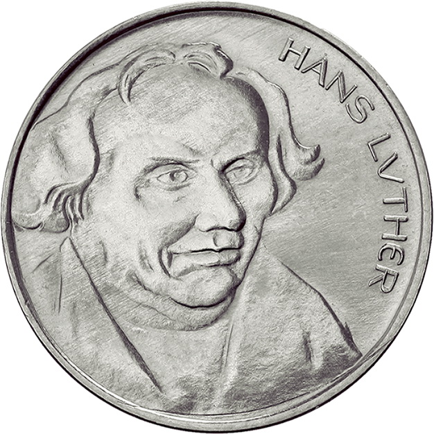 DDR-Medaille Hans Luther V-014 