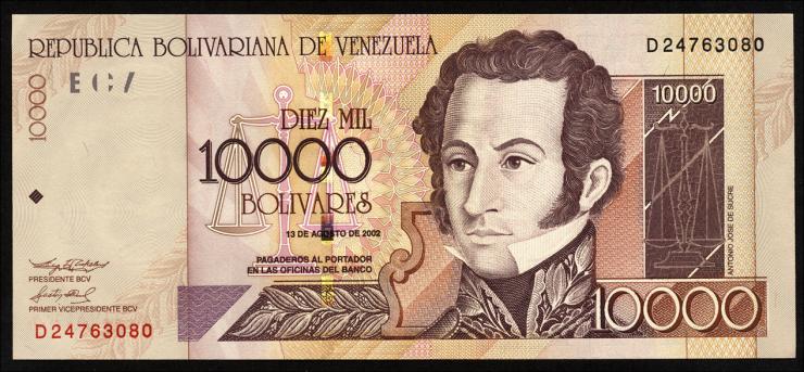 Venezuela P.085c 10000 Bolivares 2002 (1) 