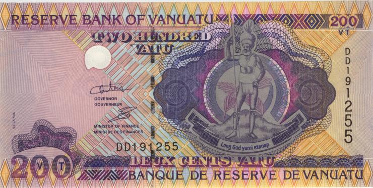Vanuatu P.08c 200 Vatu (1995) (1) 
