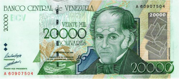 Venezuela P.082 20.000 Bolivares 1998 (1) 