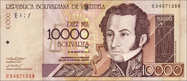 Venezuela P.085d 10000 Bolivares 2004 (1) 