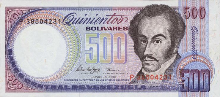 Venezuela P.067e 500 Bolivares 1995 (1) 