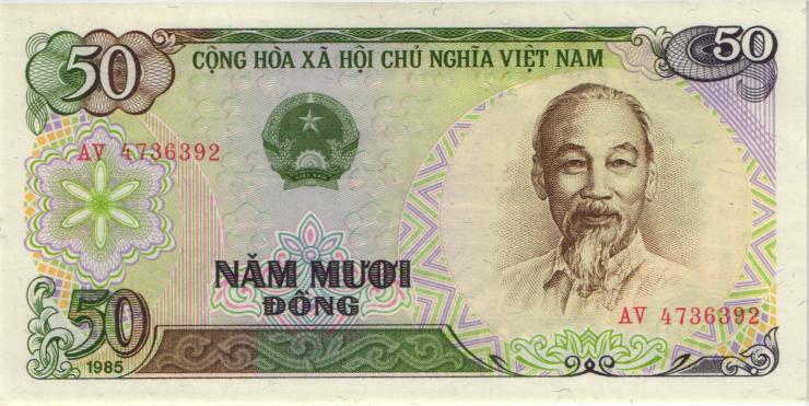 Vietnam / Viet Nam P.096 50 Dong 1985 (1) 