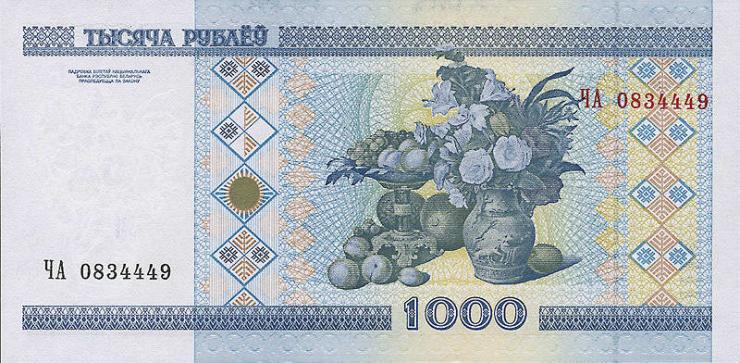 Weißrussland / Belarus P.28b 1000 Rubel 2000 (1) 
