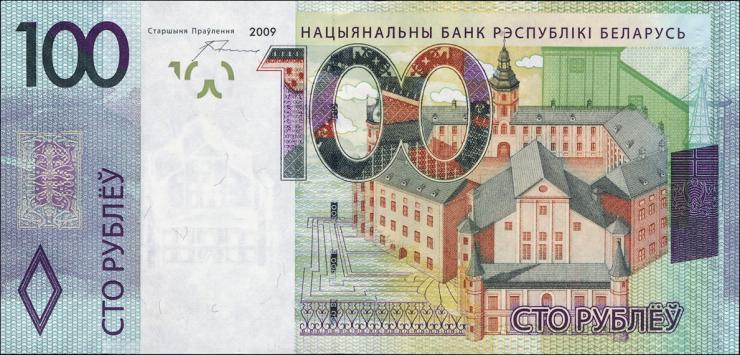 Weißrussland / Belarus P.41 100 Rubel 2009 (2016) (1) 