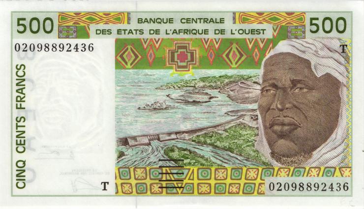 West-Afr.Staaten/West African States P.810Tm 500 Francs 2002 (1) 