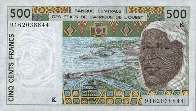 West-Afr.Staaten/West African States P.710Ka 500 Francs 1991 (1) 