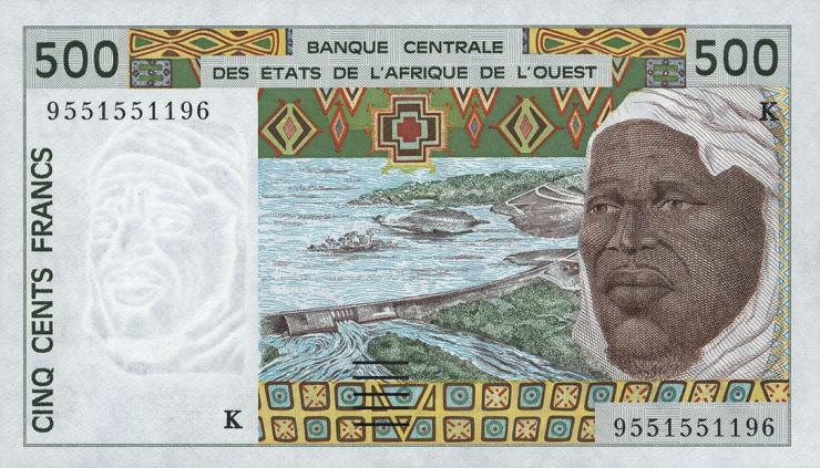 West-Afr.Staaten/West African States P.710Ke 500 Francs 1995 (1) 