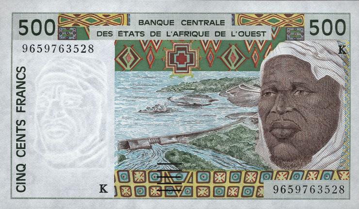 West-Afr.Staaten/West African States P.710Kf 500 Francs 1996 (1) 