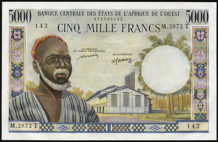 West-Afr.Staaten/West African States P.804Tm 5000 Francs o.D. (1) 