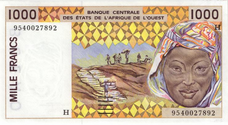 West-Afr.Staaten/West African States P.611He 1000 Francs 1995 (1) 