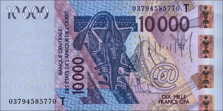 West-Afr.Staaten/West African States P.818Ta 10000 Francs 2003 (1) 