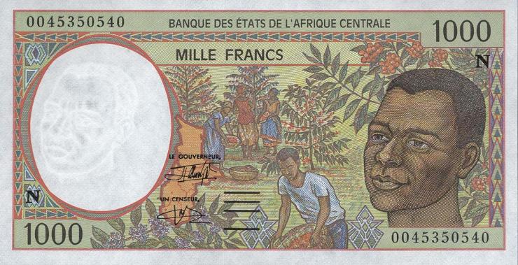 Zentral-Afrikanische-Staaten / Central African States P.502N 1000 Fr. 2000 (1) 