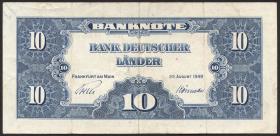 R.258 10 DM 1949 Bank Deutscher Länder (3+) 