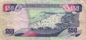 Jamaika / Jamaica P.73b 50 Dollars 1993 (3) 