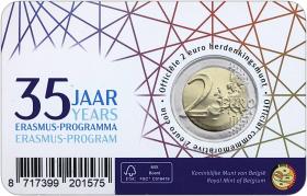Belgien 2 Euro 2022 Gemeinschaftsausgabe "35 Jahre Erasmus-Programm" Coincard (wall.) 