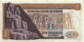 Ägypten / Egypt P.044c 1 Pound 1976-78 (2) 