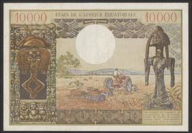 Äquat.-Afrikan.-Staaten P.07a 10.000 Francs (1968) (3) 