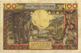 Äquat.-Afrikan.-Staaten P.03d 100 Francs (1963) D (3-) 