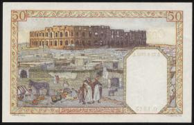 Algerien / Algeria P.087 50 Francs 22.9.1942 (1) 
