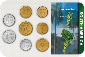 Kursmünzensatz Argentinien / Coin Set Argentina 