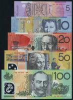 Australien / Australia P.51-55 5-100 Dollars (19)99 Premium low number set (1) 