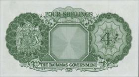 Bahamas P.13b 4 Shillings (1953) (1) 