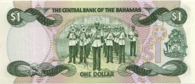 Bahamas P.43b 1 Dollar 1974 (1984) (1) 