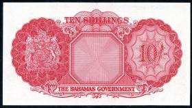 Bahamas P.14d 10 Shillings (1953) (1/1-) 