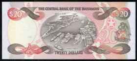 Bahamas P.54 20 Dollars 1974 (1993) (1) A999564 