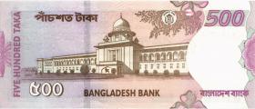 Bangladesch / Bangladesh P.43a 500 Taka 2002 (1) 