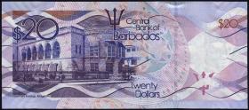 Barbados P.76a 20 Dollars 2013 (1) 