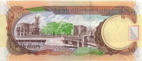 Barbados P.68b 10 Dollars 2007 (2009) (1) 