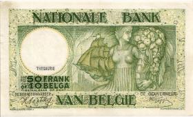 Belgien / Belgium P.106 50 Francs = 10 Belgas 1942-44 (2) 